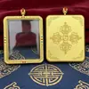 Caja de Gau nueva estilo Xizang auténtica para pinturas Thangka, venta al por mayor, estuche para Thangka que conserva el color