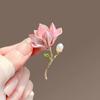 National Dynasty Retro Exquisite Magnolia Broche High-end Nova Moda Elegante Pin High-end Sense Broche Terno Acessórios