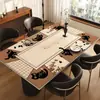 Mantel de Mesa de Comedor Estilo Medieval, Lujo Ligero y Sensación de Alta Gama, Mantel para Mesa de Café, No Lavable, Impermeable, Resistente al Aceite, Resistente al Calor, Protector de Mesa