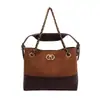 Bolso de Color Block Retro de Gamuza de Alta Gama para Mujer 2026 Nuevo Estilo Bolso Cubo Versátil Bolso de Hombro Único