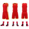Pantalones cortos de verano al por mayor para campo de entrenamiento deportivo, ropa de competición, ropa para cancha de baloncesto de adulto transfronteriza, traje con impresión de número
