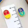 Contas Espaçadoras de Fio Antigas Douradas Estilo Chinês Pingando Óleo Auspiciosas Paz e Alegria para Pulseira Colar DIY Acessórios de Joias