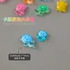 Decorações de Desenho Animado para Nail Art Tartaruga Colorida Luminosa Fofa Item Quente de Celebridade da Internet Pedras Strass para Unhas de Resina Macaron Gelatina 3D