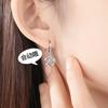 Pendientes Inteligentes de Plata de Ley, Femeninos y Personalizados, Pendientes de Corazón Palpitante, Pendientes, Nuevo Estilo de Celebridad de Internet