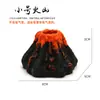 Paisagem de Vulcão Simulada Artesanato de Resina para Simulação Decoração de Aquário de Montanha e Decoração Paisagem de Aquário Pedra Artificial Rochedo