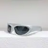 Estilo Funcional gafas tecnología futura mujer y2g retro americano gafas de sol celebridad de internet cyberpunk estilo viento para montar-
