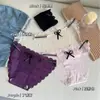 Bragas de Encaje Transparentes Sexys de Corte Bajo para Mujer, Francesas Sexys de Malla Transpirable, Triángulo Girly sin Costuras