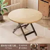 Mesa plegable, mesa de comedor, adecuada para apartamentos pequeños, mesa plegable para propiedades de alquiler, mesa exterior portátil, mesa redonda para puestos de mercado