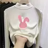 Camiseta Base de Terciopelo Doble Cara para Niñas Otoño e Invierno Nueva Camiseta de Manga Larga Cálida Estilo Bebé de Cuello Alto