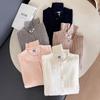Estilo Japonés Estilo Otoño Nuevo Cardigan de Punto para Mujer Cuello Redondo Manga Larga Chaqueta Moda Casual Versátil