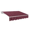 Toldo, protección contra la lluvia, toldo plegable y retráctil, operación manual y eléctrica, adecuado para patios, entradas exteriores, aleros y uso doméstico