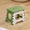 Taburete plegable de plástico engrosado, taburete plegable simple para niños, taburete pequeño plegable para el hogar de adultos, taburete portátil para pesca al aire libre