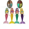 Nuevo Juguete de Buceo de Verano Transfronterizo Piscina Infantil Entrenamiento Juego Agua Cabello Corto Negro Luminoso Giratorio Sirena Serpiente