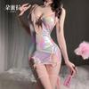 Lencería Sexy Domiara, Sexy y Provocativa, Vestido Ajustado de Colores para Pareja de Pecho Pequeño para Coquetear, Apretando el Trasero, Chica Conejita Femenina