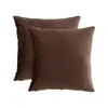 Almohada de Terciopelo Amazon Color Sólido Sala de Estar Lujo Ligero Cuadrada Funda de Almohada Cubierta de Cojín Mesita de Noche Bolsa Suave Almohada