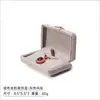 Caja de joyería de terciopelo de alta gama con hebilla dorada, caja de embalaje para anillos, colgantes y accesorios, suministro directo del fabricante original, en stock