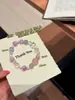 Yun Jin Tao Yue Original Natural Kunzita Ágata Azul Rayado Cristal Blanco Cuadrado Azúcar Forma Irregular Pulsera de Cristal Temperamento