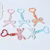 Cadarços Estampados Fofos Recorte Laço Acrílico Joia DIY Capa de Celular Flor de Sapato Fivela de Sapato Acessórios de Cabelo