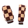 Cubierta de Palanca de Cambios de Coche Rf Transfronteriza Cubierta de Palanca de Cambios de Felpa de Invierno Cubierta de Freno de Mano Juego de Manijas de Palanca de Cambios Accesorios Interiores de Coche con Transmisión Manual