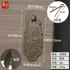 Chengyu novo estilo chinês gaveta de cobre cobre alça de porta de armário de guarda-roupa pingente dragão e fênix único furo tag pequena alça