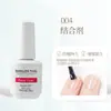 Pegamento funcional para decoración de uñas al por mayor imprimación para decoración de uñas pegamento de refuerzo capa selladora esmerilada para decoración de uñas capa selladora sin lavado capa selladora de galvanizado de cristal templado