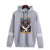 Comercio Exterior Nuevo Sudadera con Capucha Estampada de Demon Slayer Exterminación de Demonios Animación para Hombre y Mujer Barras Paralelas para Pareja
