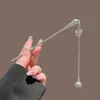 Pasador de estilo étnico, pasador de plata con borla de Miaojiang, patrimonio cultural inmaterial, pasador de campana de palacio de mariposa de estilo antiguo, accesorio para el cabello