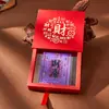 Casa del Tesoro de la Montaña Putuo Pegatina para Teléfono Móvil 2026 Año de Mejora de la Riqueza Decoración Trasera de Funda de Teléfono Móvil Pintada a Mano en Bermellón