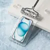 Bolsa impermeable para teléfono móvil, TPU transparente, compatible con pantalla táctil, especialmente diseñada para nadar y bucear, con cubierta selladora y cordón para almacenamiento impermeable al aire libre