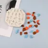 Molde Pequeño Nuevo para Dulces y Chocolate Transfronterizo Sello de Pintura de Fuego para Velas Pequeñas Caseras DIY Molde de Silicona Fácil de Limpiar
