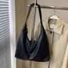 Bolsa Retro Transfronteiriça Feminina Grande Capacidade 2024 Nova Casual Ombro Sacola de Compras Design de Nicho Bolsa Tote para o Dia a Dia