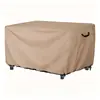 Cubierta rectangular para hoguera, cubierta para mesa de hoguera de gas, bestseller transfronterizo, impermeable, a prueba de viento y a prueba de sol, cubierta protectora resistente para hoguera