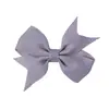 Pinza para el cabello de lazo de color sólido de Amazon transfronterizo, clip lateral para bebé, diadema para bebé de cola de milano para niños, venta al por mayor