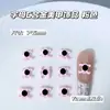 Accesorios de aleación para decoración de uñas con letras rosas y cruces, Decoraciones de uñas de oso dulce coreanas y japonesas, Decoración de uñas DIY