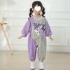 Macacão de Bebê Peça Única Macacão Completo para Engatinhar Anti-Sujeira Impermeável Macacão de Bebê para Engatinhar Outono Roupa Externa Primavera e Outono