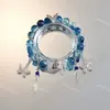 Pulseira Azul Oceano de Verão Nova e Incrível Mais Vendida com Pingentes de Estrela, Estilosa e na Moda, Perfeita para Estudantes, Perfeita como Presente