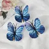 Borboleta Colorida de Tecido Simulada Impressão 3D Acessórios de Adorno de Cabeça Antigos Pacote de Material para Grampo de Cabelo DIY Fotografia Arte Floral