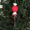 Novas Decorações de Natal Vermelhas e Brancas Veludo Doce Bolas de Natal Pingentes para Árvore de Natal Adereços para Montagem de Cena Pendurada