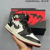 Putian Transfronterizo AJ1 Clásico de Caña Alta Versátil Casual Zapatos de Baloncesto de Combate Real 1 Zapatos Deportivos Zapatos de Hombre Zapatos de Mujer Zapatos de Pareja