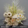Decoración Pasillo de Boda Flores Artificiales Fondo Celebración de Boda Escenario de Exhibición Nuevo Decoración de Escenario Flores Flores Nuevas Flores