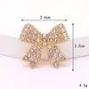 Nuevos accesorios de arcoíris con incrustaciones de diamantes para manualidades, accesorios de amor, carcasa de teléfono de aleación de zinc, pegatinas de belleza para la parte trasera