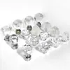Cortinero Cabezal Decorativo Transparente, Cabezal de Vidrio de Cristal, Cabezal Decorativo de Cristal Redondo Multifacético, Cabezal Decorativo de Barra Romana Estilo Europeo