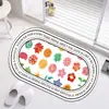 Alfombra de Cachemira Sintética, Felpudo, Alfombrilla de Mesita de Noche, Felpudo Absorbente para Entrada de Baño, Felpudo para Entrada, Alfombra Pequeña, Hecho a Medida