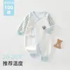 Urso de Aniversário Kimono de Algodão Puro para Bebê 0-3 Meses Roupas de Monge para Recém-Nascidos Macacão para Todas as Estações Roupas Pós-Parto para Bebê