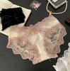 Calcinhas Sexy de Renda Desejo Puro Luxo Leve Francês para Mulheres, Calcinhas de Malha de Seda Gelo Cetim para Mulheres Atacado