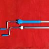 Manija para Cama de Hospital Azul ABS Accesorios para Cama de Hospital Manija con Varilla Roscada ABS con Fuerte Adaptabilidad Varilla Roscada de Material ABS