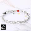Longhe Venta Caliente Transfronteriza Pulsera de Corazón Completa Magnética Pulsera de Corazón de Melocotón Simple de Moda Ajustable