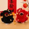 Producto terminado recién enviado: Adorno de Danza del León, accesorio para foto estilo antiguo, peluche, decoración auspiciosa de Año Nuevo con Danza del León