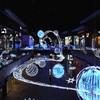 Luces de Estrella LED Modelado de Anillo de los Deseos Iluminación de Árbol de Paisaje Urbano Festival Luces de Anillo Circular Luces Decorativas de Exterior