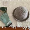 Chapéu Japonês Retro de Aba Curta para Mulheres, Fragrância Fresca, Novo Inverno 2025, Versátil, Faz o Rosto Parecer Menor, Novo Chapéu Quente de Inverno